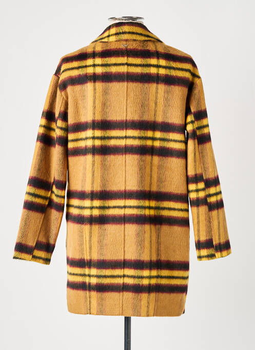 Palton lung galben LPB femeie