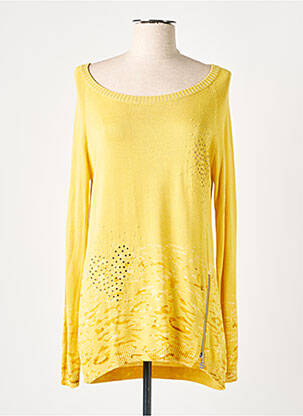 Pulover galben DESIGUAL femeie