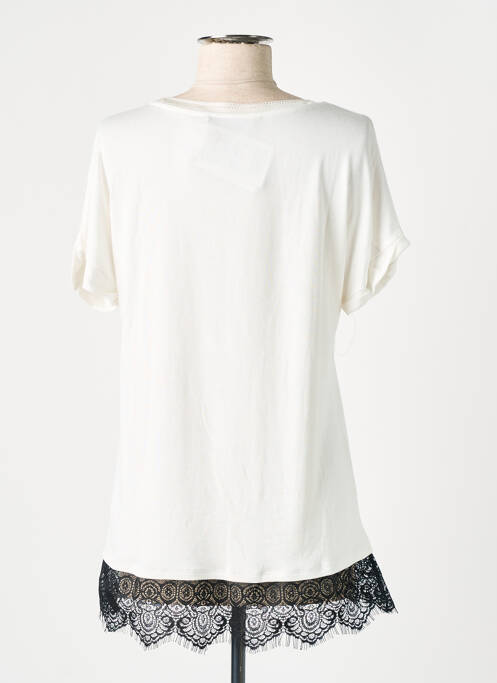 Tunică mâneci scurte bej DESIGUAL femeie