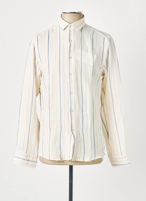 Cămașă cu mâneci lungi bej KHARMA bărbat