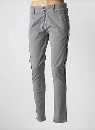 Pantalon slim gri LES TEINTURIERS femeie