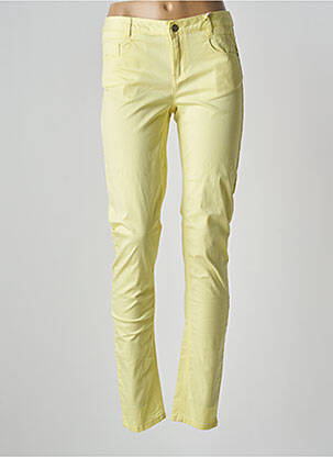 Pantalon slim buzunare galben LPB femeie
