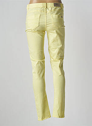 Pantalon slim buzunare galben LPB femeie
