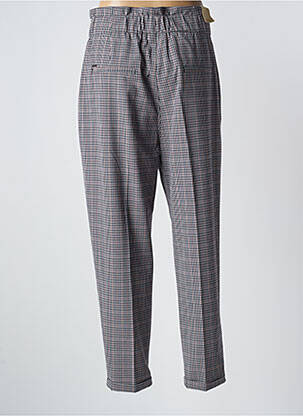 Pantalon drept închidere cu fermoar sub clapetă cu cârlig gri SALSA femeie