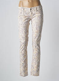 Pantalon slim buzunare bej FREESOUL femeie