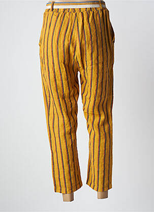 Pantalon 7/8 talie elastică galben PAKO LITTO femeie