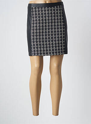 Fustă scurtă negru MORGAN femeie