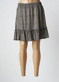 Fustă scurtă talie elastică negru TEDDY SMITH femme