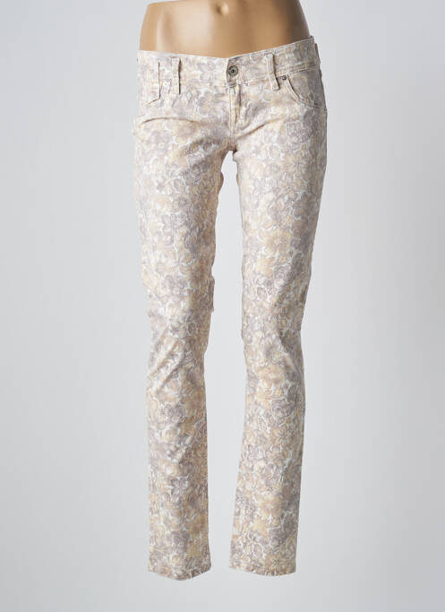 Pantalon slim bej FREESOUL femeie