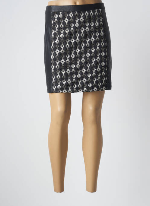 Fustă scurtă negru MORGAN femeie