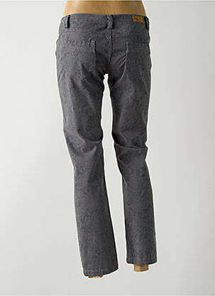 Pantalon 7/8 elasticitate talie joasă gri PAKO LITTO femeie
