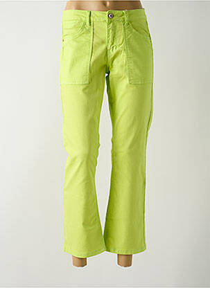 Pantalon 7/8 elasticitate mărime normală verde CREAM femeie