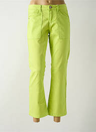 Pantalon 7/8 elasticitate mărime normală verde CREAM femme