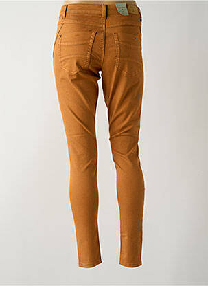 Pantalon slim talie joasă talie joasă maro CREAM femeie