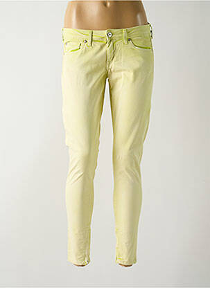 Pantalon 7/8 elasticitate talie joasă galben PEPE JEANS femeie