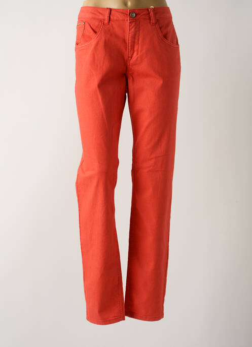 Blugi cu croială slim portocaliu CREAM femeie