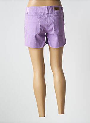 Șort țesătură denim talie joasă violet PAKO LITTO femeie