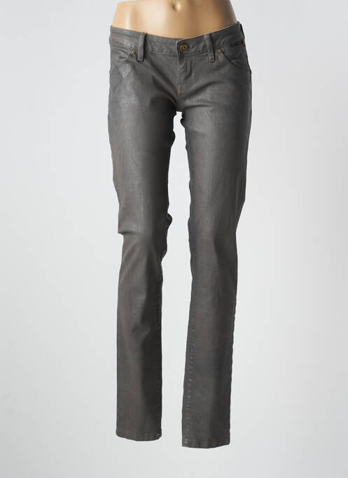 Blugi cu croială slim talie joasă talie joasă gri FREESOUL femme