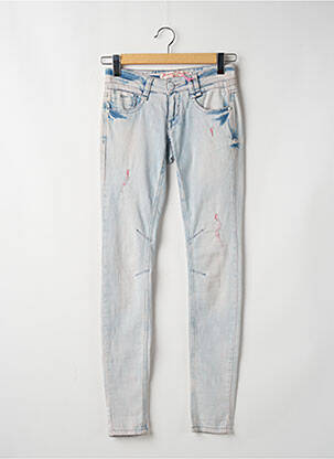 Blugi cu croială slim albastru FREEMAN T.PORTER femeie