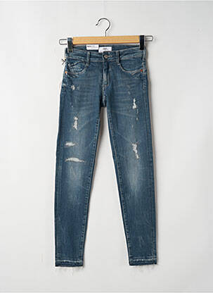 Blugi cu croială slim buzunare albastru LE TEMPS DES CERISES femme