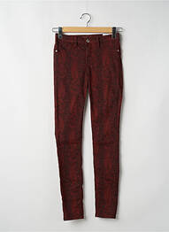 Pantalon slim buzunare roșu ONE SIZE FILTS ALL femme