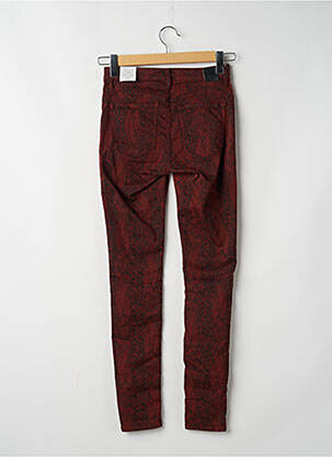 Pantalon slim buzunare roșu ONE SIZE FILTS ALL femeie