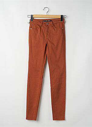 Pantalon slim buzunare maro TIFFOSI femeie