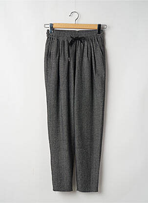 Pantalon drept talie elastică gri MOLLY BRACKEN femeie