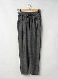 Pantalon drept talie elastică gri MOLLY BRACKEN femeie