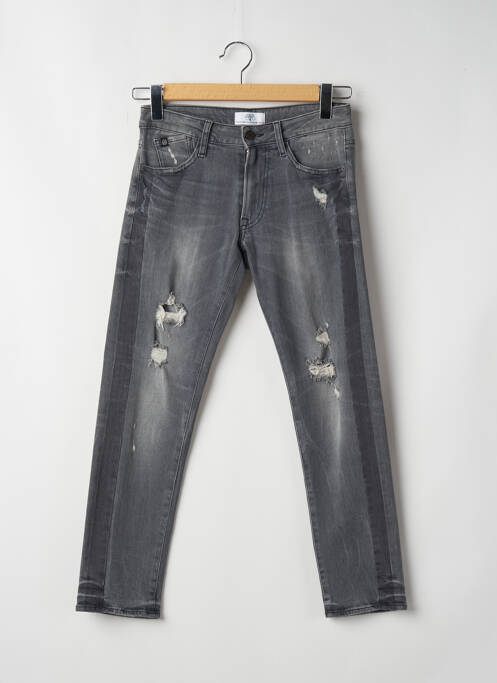 Blugi cu croială slim gri LE TEMPS DES CERISES femeie