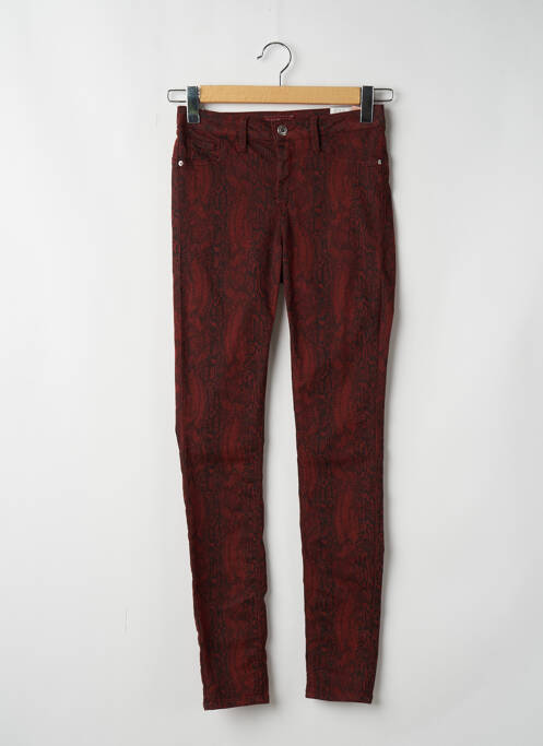 Pantalon slim roșu ONE SIZE FILTS ALL femeie