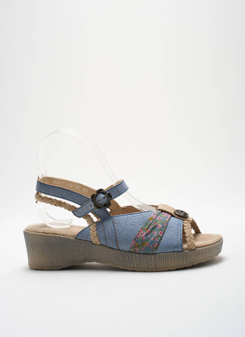 Sandale/Pantofi decupați albastru ELIANE ET LENA fată