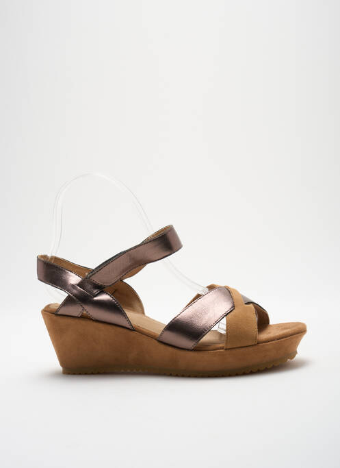 Sandale/Pantofi decupați bej KARSTON femeie