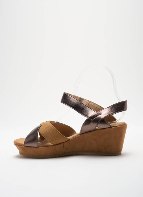 Sandale/Pantofi decupați bej KARSTON femeie