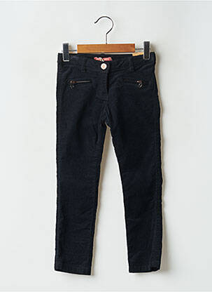 Pantalon slim țesătură catifea mărime reglabilă negru SCOTCH & SODA fată