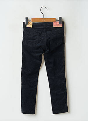 Pantalon slim țesătură catifea mărime reglabilă negru SCOTCH & SODA fată