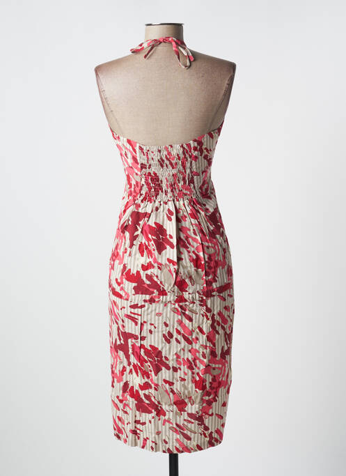 Rochie midi bej LOLA ESPELETA femeie