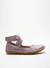 Balerine branț detașabil vârf rotund violet NOËL fată