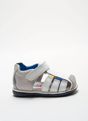 Sandale/Pantofi decupați alb GARVALIN băiat