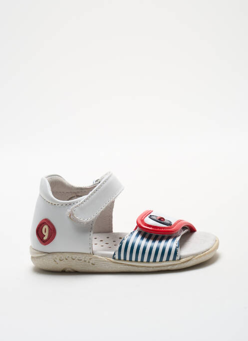 Sandale/Pantofi decupați alb GARVALIN fată