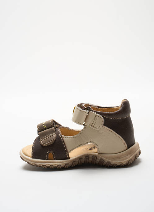 Sandale/Pantofi decupați maro GBB băiat