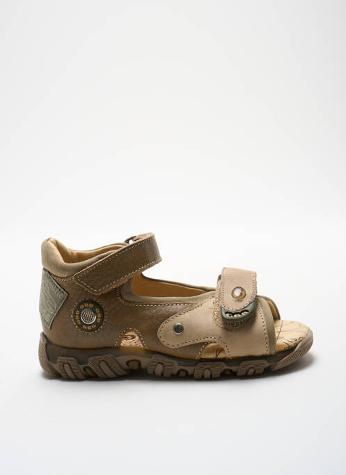 Sandale/Pantofi decupați bej GBB băiat