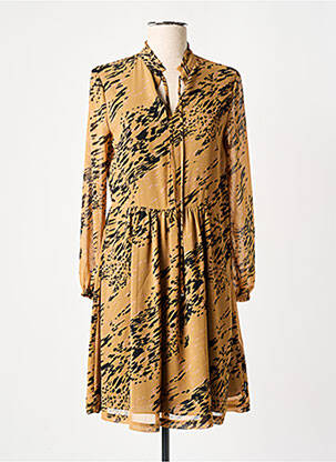 Rochie midi bej CALVIN KLEIN femeie