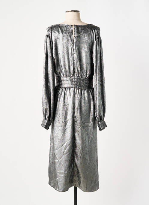 Rochie midi gri CAMAIEU femeie