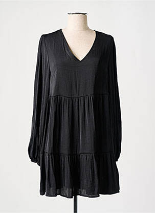 Rochie scurtă mâneci lungi mâneci lungi negru CAMAIEU femeie
