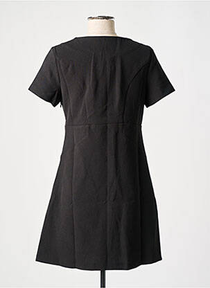 Rochie midi mâneci scurte mâneci scurte negru LUCY & CO femeie