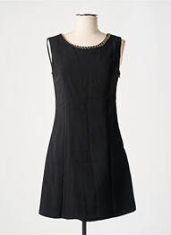 Rochie lungă croială evazată fără mâneci negru LUCY & CO femme