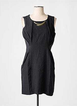 Rochie midi fără mâneci fără mâneci negru LUCY & CO femeie