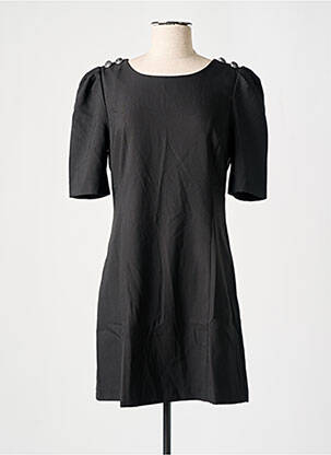 Rochie midi mâneci scurte mâneci scurte negru LUCY & CO femeie