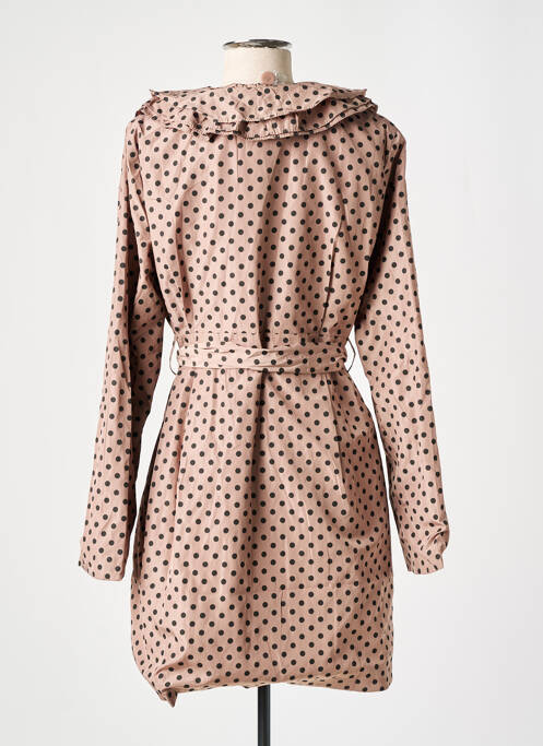 Palton lung maro LUCY PARIS femeie